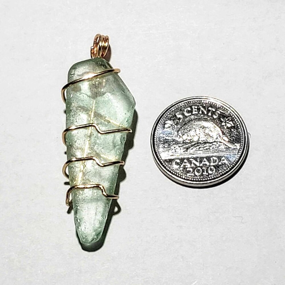Imitation Sea Glass Pendant